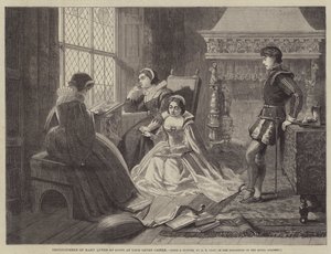 Imprisonment of Mary Queen of Scots at Loch Leven Castle by Alfred Barron Clay